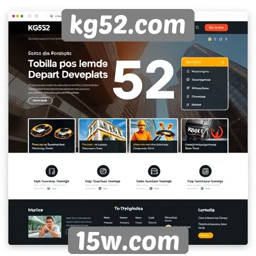 Interface do usuário no kg52.com é intuitiva
